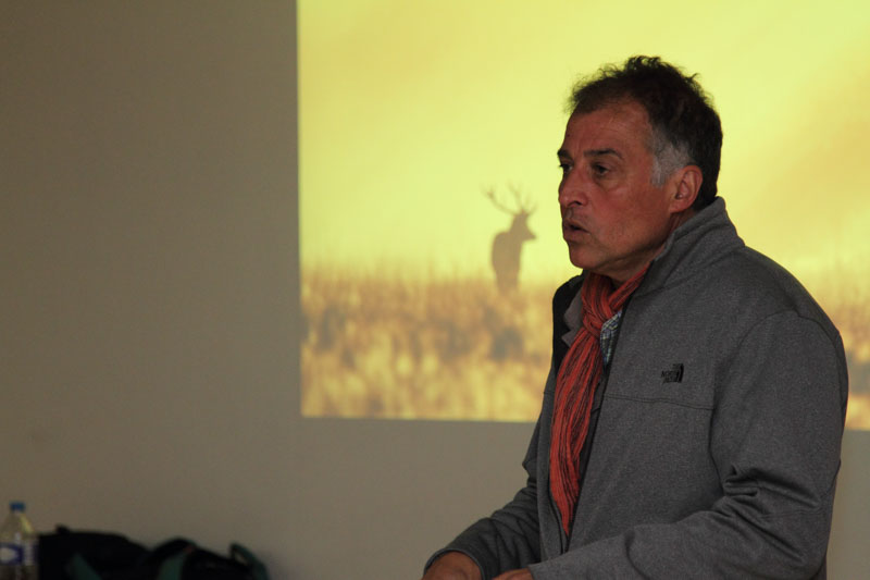 Wildlife photography conference in Paris animated by Amar Guillen.