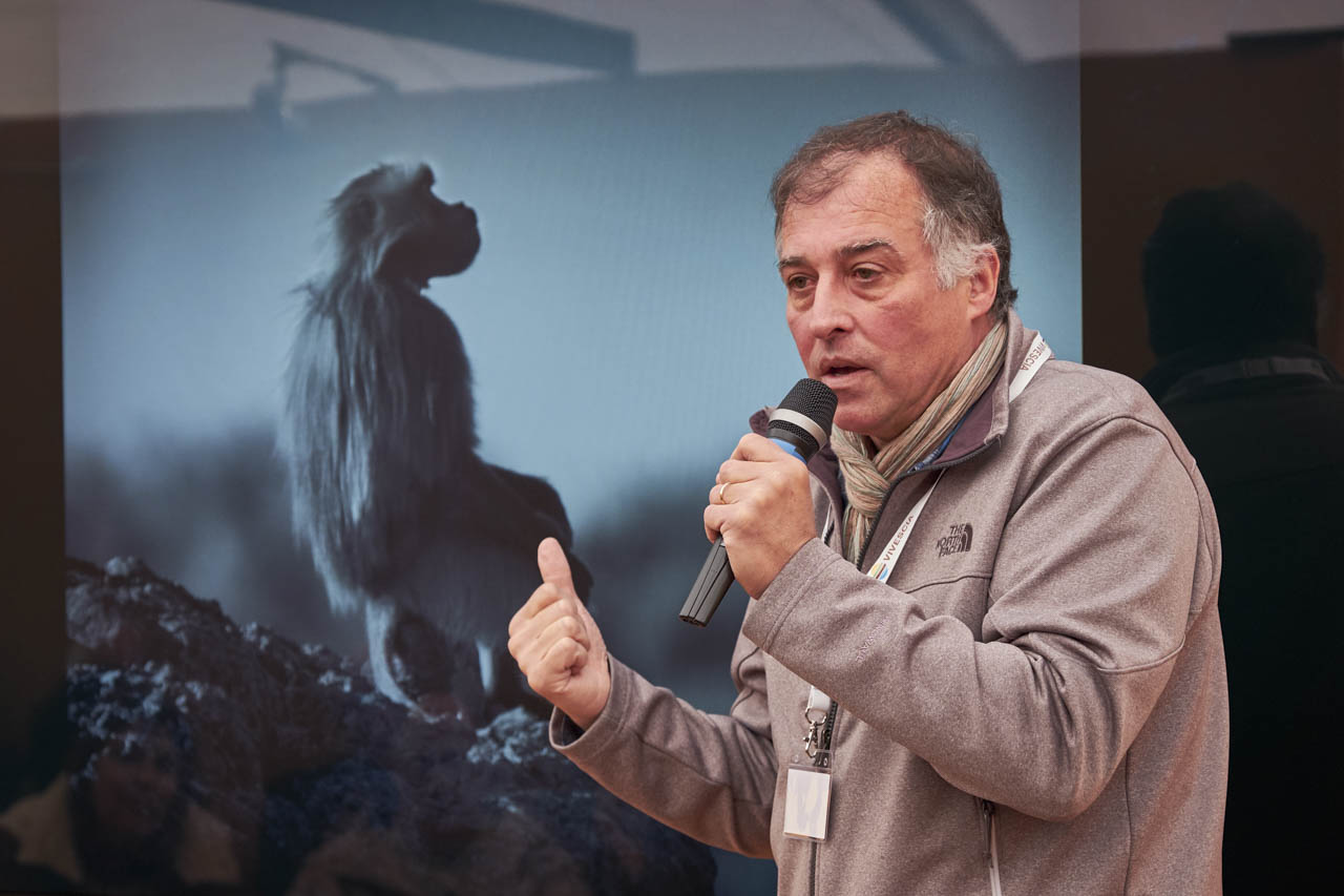 Wildlife photo conference at the international nature Show of Montier-en-Der in France.