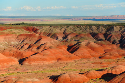 Paysages de la forêt pétrifiée dans l'état de l'Arizona. Photographies par Amar Guillen.