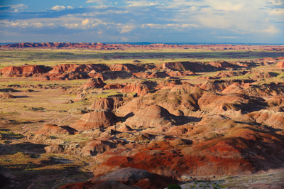 Paysages de la forêt pétrifiée dans l'état de l'Arizona. Photographies par Amar Guillen.