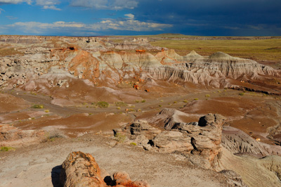 Landscapes of Petrified Forest. Photographs by Amar Guillen.