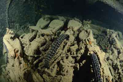 The wreck of Thistlegorm in the Red Sea. Photographs by Amar Guillen.