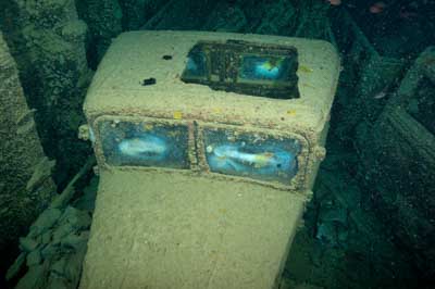 The wreck of Thistlegorm in the Red Sea. Photographs by Amar Guillen.