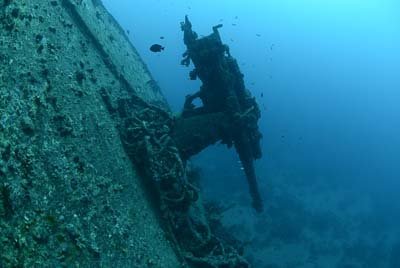 The wreck of Thistlegorm in the Red Sea. Photographs by Amar Guillen.