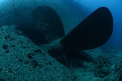 The wreck of Thistlegorm in the Red Sea. Photographs by Amar Guillen.
