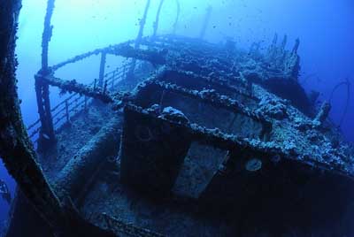 Brother Islands in the Red Sea off the coast of Egypt. Photographs by Amar Guillen.