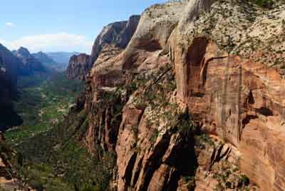 Paysages du Canyon de Zion dans l'Utah aux Etats-Unis. Photographies par Amar Guillen.