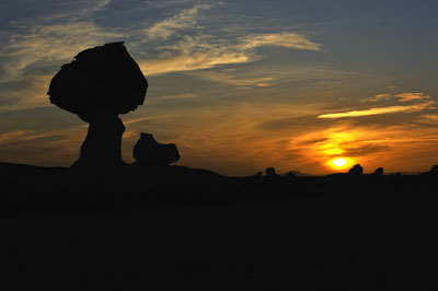White Desert in Egypt. Photographs by Amar Guillen.