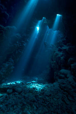 La grotte de Shaab Claudio en Mer Rouge. Photographies par Amar Guillen.