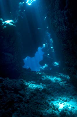 La grotte de Shaab Claudio en Mer Rouge. Photographies par Amar Guillen.