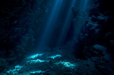 La grotte de Shaab Claudio en Mer Rouge. Photographies par Amar Guillen.