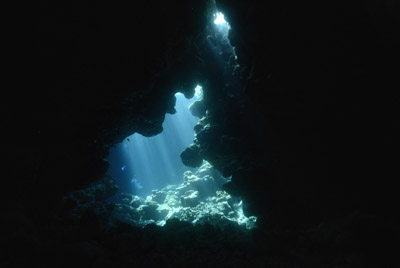 La grotte de Shaab Claudio en Mer Rouge. Photographies par Amar Guillen.