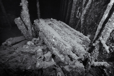 The Umbria wreck laying off the coast of Sudan. Photographs by Amar Guillen.
