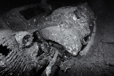 The Umbria wreck laying off the coast of Sudan. Photographs by Amar Guillen.