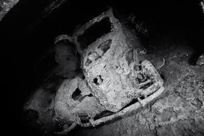 The Umbria wreck laying off the coast of Sudan. Photographs by Amar Guillen.