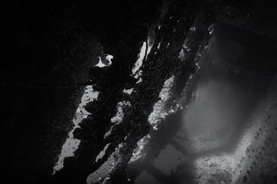 The Umbria wreck laying off the coast of Sudan. Photographs by Amar Guillen.