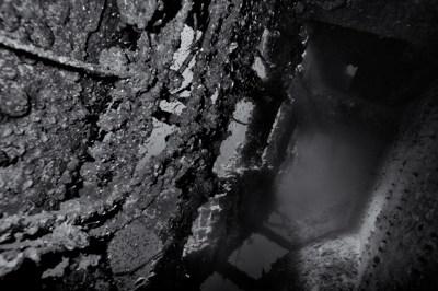 The Umbria wreck laying off the coast of Sudan. Photographs by Amar Guillen.