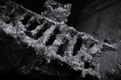 The Umbria wreck laying off the coast of Sudan. Photographs by Amar Guillen.