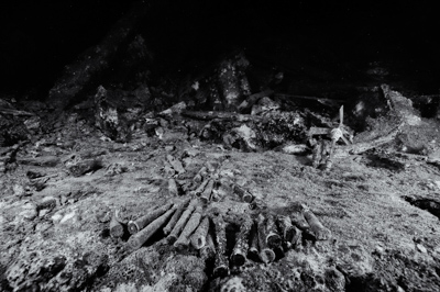 The Umbria wreck laying off the coast of Sudan. Photographs by Amar Guillen.