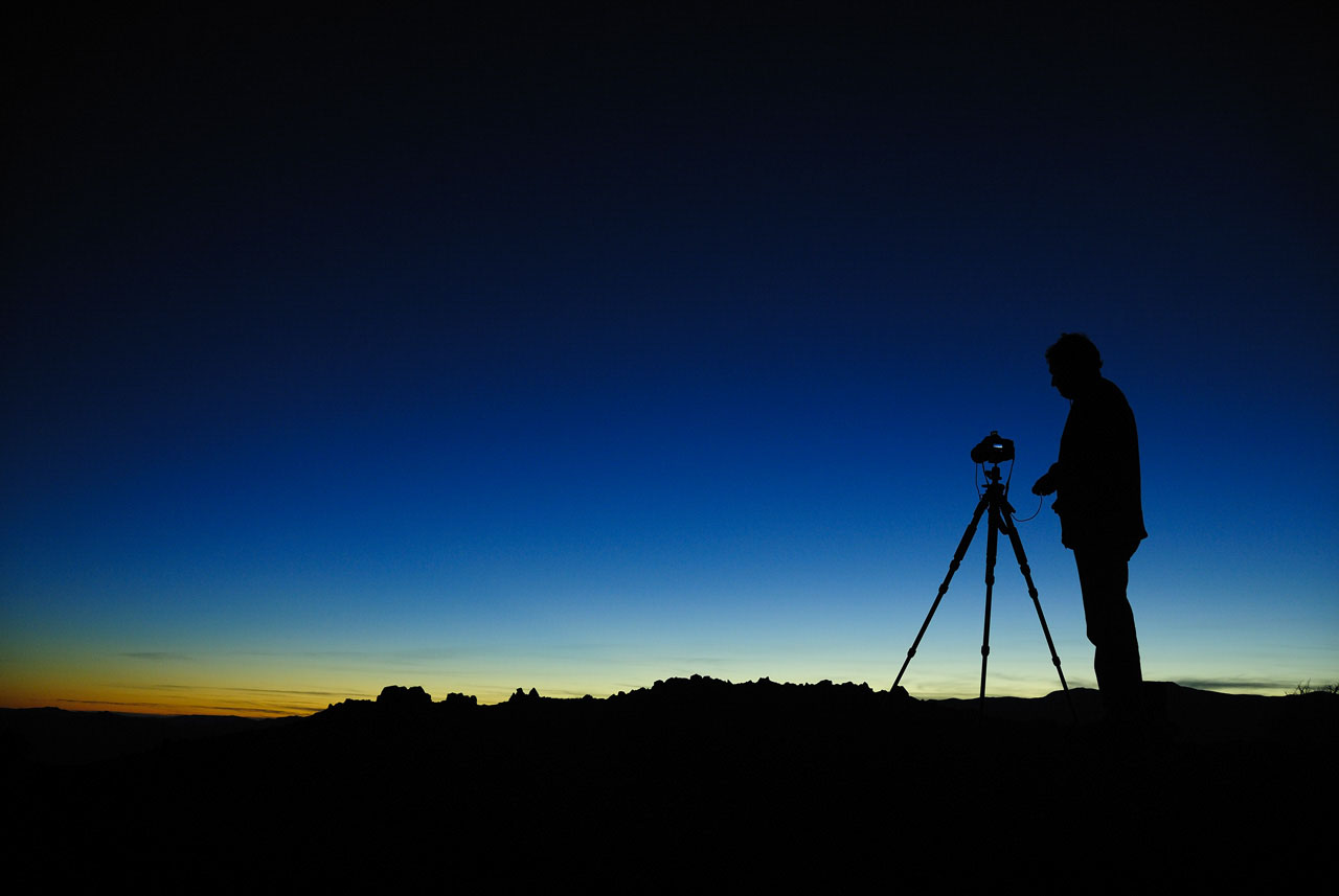 On the heights of Death Valley.  Why take this photo?