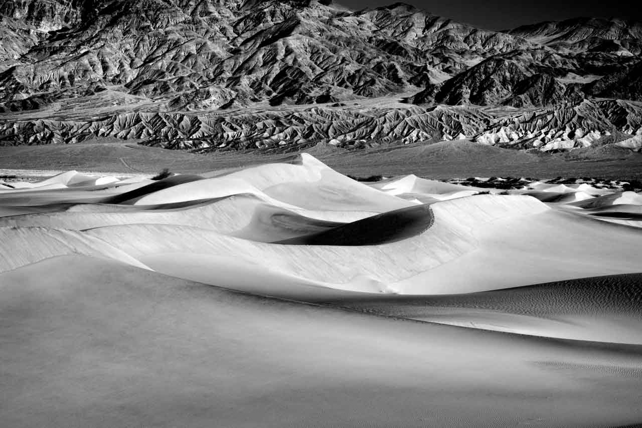 Les dunes de la Vallée de la Mort en Californie