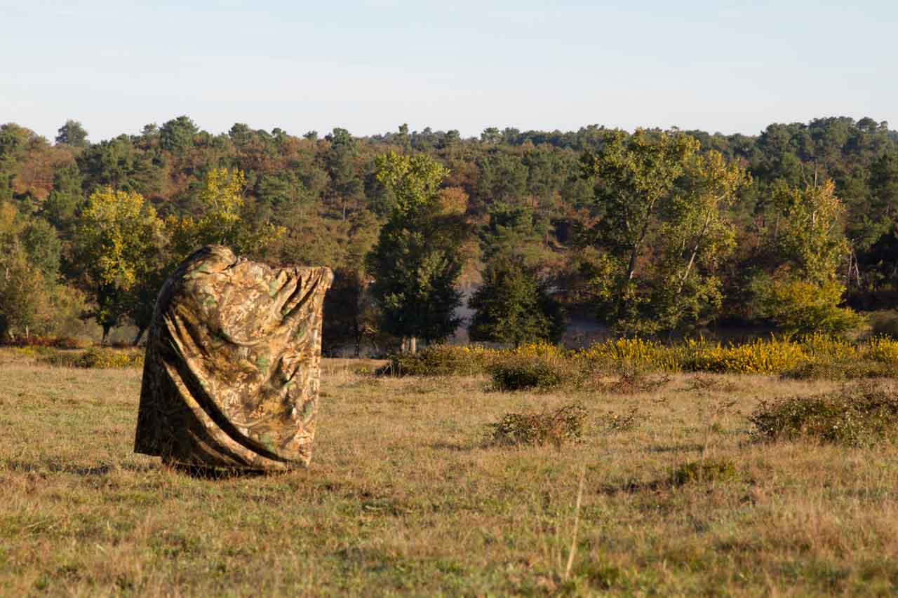 Un fantôme des bois ne doit pas être utilisé en prairie car la forme est trop visible.