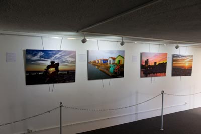 Exposition Lumières et Couleurs de la côte de la Charente-Maritime à la galerie D&S Souchon. Photographies par Amar Guillen.