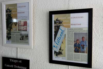 Exposition Lumières et Couleurs de la côte de la Charente-Maritime à la galerie D&S Souchon. Photographies par Amar Guillen.
