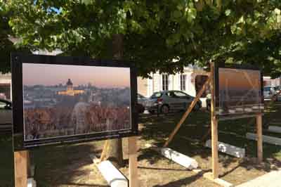 Exposition Reflets de Haute-Saintonge au Château de Jonzac. Exposition organisée par Isabelle et Amar Guillen.