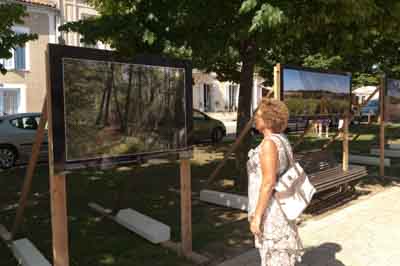 Exposition Reflets de Haute-Saintonge au Château de Jonzac. Exposition organisée par Isabelle et Amar Guillen.