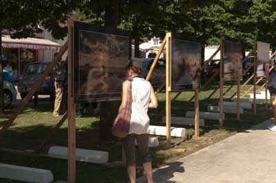 Exposition Reflets de Haute-Saintonge au Château de Jonzac. Exposition organisée par Isabelle et Amar Guillen.