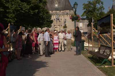 Exposition Reflets de Haute-Saintonge au Château de Jonzac. Exposition organisée par Isabelle et Amar Guillen.