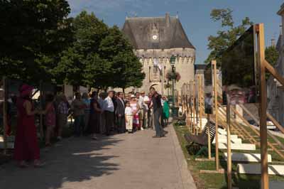 Exposition Reflets de Haute-Saintonge au Château de Jonzac. Exposition organisée par Isabelle et Amar Guillen.