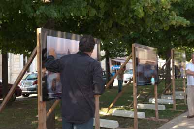 Exposition Reflets de Haute-Saintonge au Château de Jonzac. Exposition organisée par Isabelle et Amar Guillen.