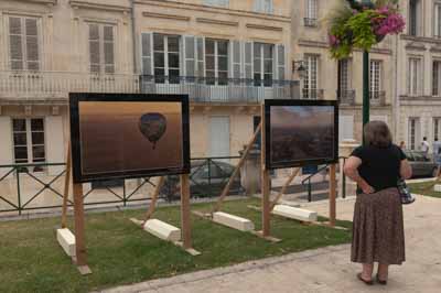 Exposition Reflets de Haute-Saintonge au Château de Jonzac. Exposition organisée par Isabelle et Amar Guillen.