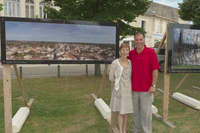 Exposition Reflets de Haute-Saintonge au Château de Jonzac. Exposition organisée par Isabelle et Amar Guillen.