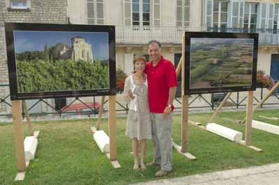 Exposition Reflets de Haute-Saintonge au Château de Jonzac. Exposition organisée par Isabelle et Amar Guillen.