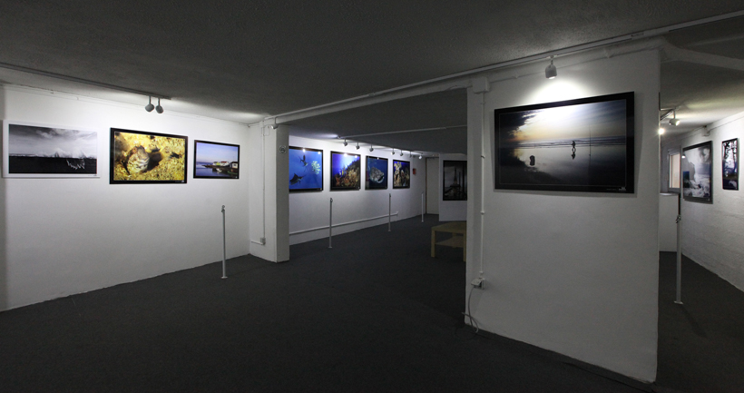 Exposition de photos sous-marines d'Amar et Isabelle Guillen à la Galerie D.S Souchon à Royan, Charente-Maritime.