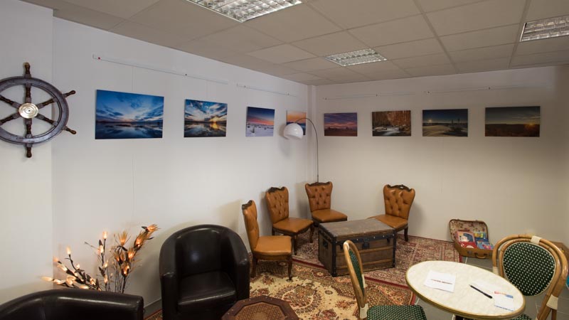 This exhibition 'Lights and colors of the landscapes of the southern of United States' can on display in La Tremblade in France