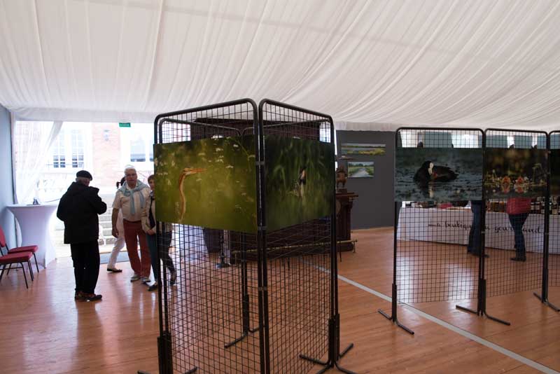 L'exposition 'Ambiances sur les étangs de la Dombes" a été installée au Château de Creusettes au coeur de la Dombes dans l'Ain. 