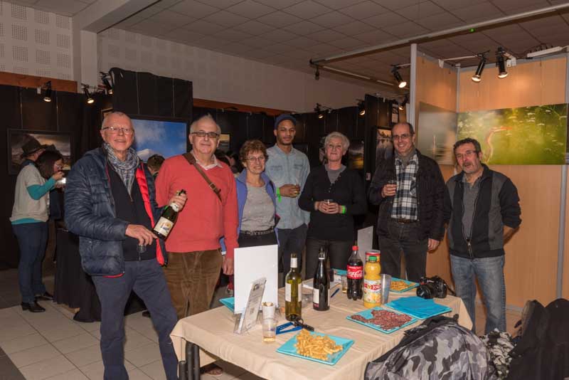 The exhibition 'Atmospheres on the ponds of the Dombes' was installed during the international nature festival of Montier en Der in November 2017.