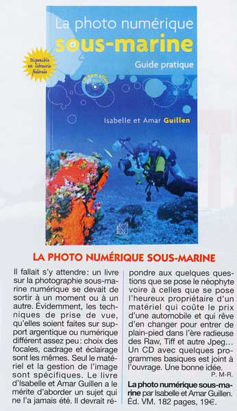 Article dans Subaqua