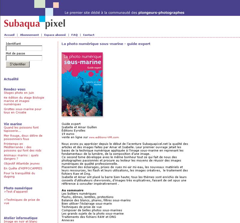 Subaquapixel.net