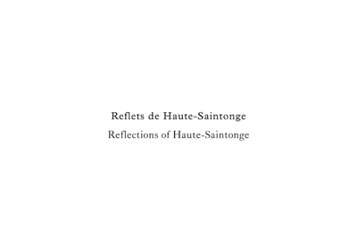 Le livre Reflets de Haute-Saintonge. Photographies et textes par Isabelle et Amar Guillen.