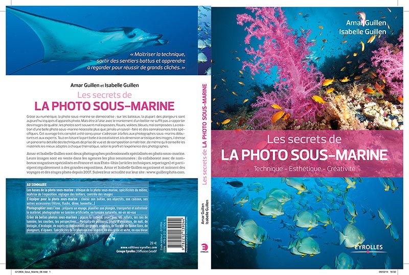 Le livre : Les secrets de la photo sous-marine"