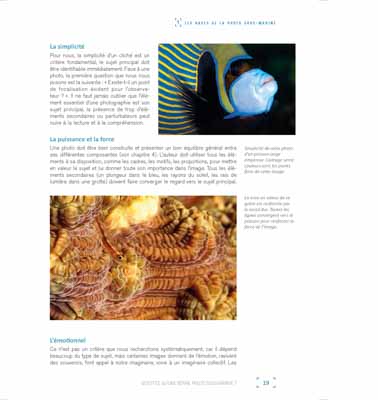 Le livre Les Secrets de la Photo Sous-Marine. Photographies et textes par Isabelle et Amar Guillen.
