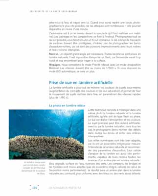Le livre Les Secrets de la Photo Sous-Marine. Photographies et textes par Isabelle et Amar Guillen.