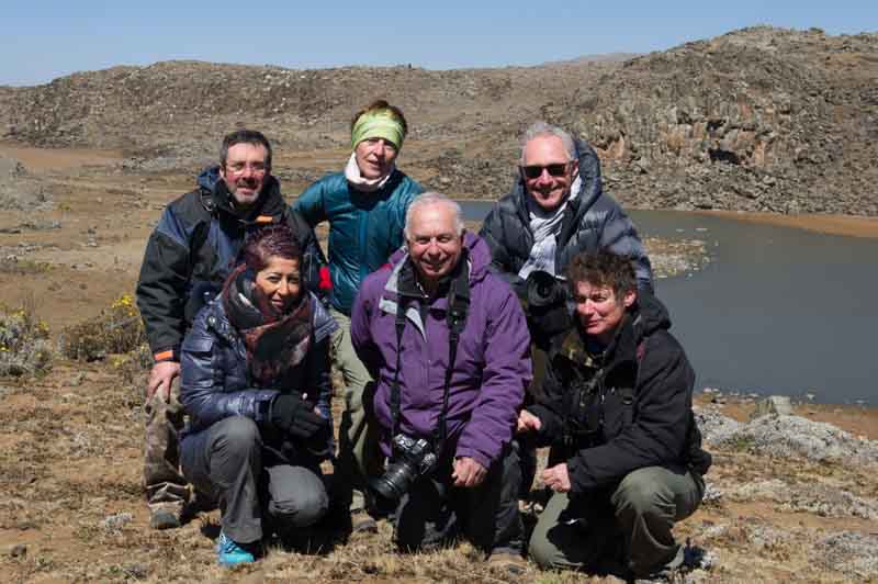 Les participants au voyage photo en Ethiopie : Philippe, Agnès, Isabelle, Henri, Patricia et André