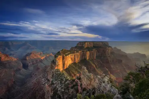 Landscape of Grand Canyon North in Arizona