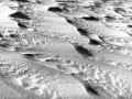 Death Valley in California in United States in black and white